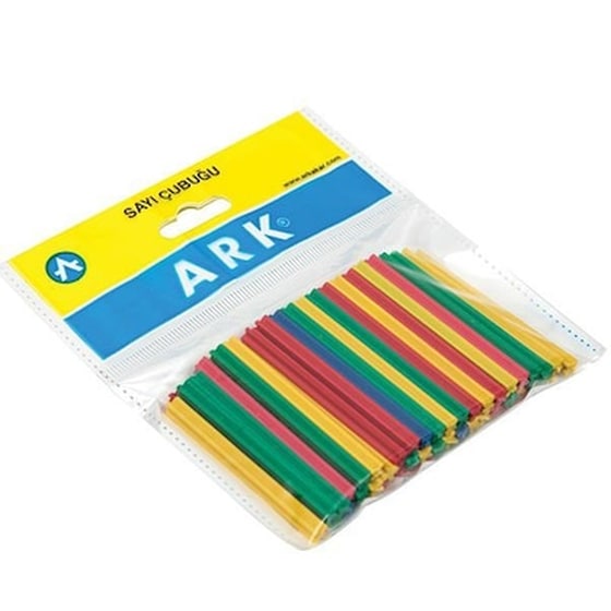 Ark Ξυλάκια Αριθμητικής (6cm Μήκος, Πλαστικά Χρωματιστά 50 Τεμάχια) image 0