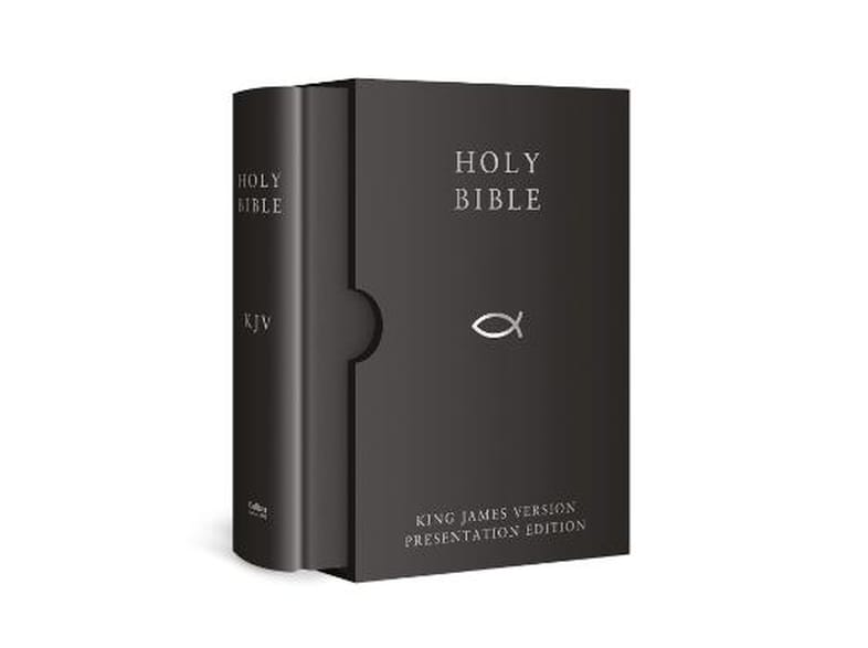 HOLY BIBLE: King James Version (KJV) Black Presentation Edition