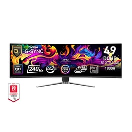 MSI MPG 491CQPX QD-OLED Monitor 49" 5Κ Ultra HD Curved OLED 240Hz 0.03 ms