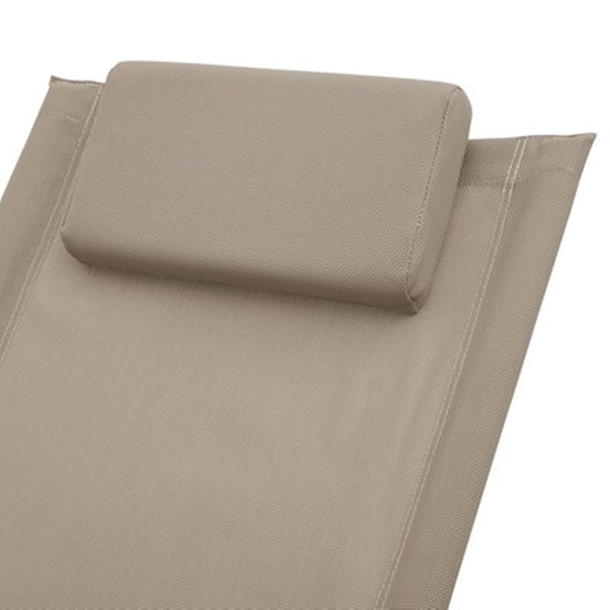Ξαπλώστρα Παιδική VidaXL Ατσάλινη 121x60.5x59.5 cm - Taupe image 5