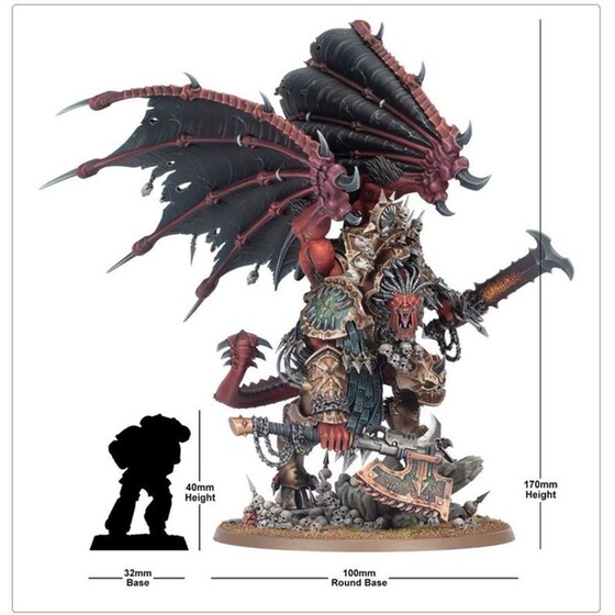 World Eaters: Angron Daemon Primarch Of Khorne Warhammer 40k GAMES WORKSHOP image 1