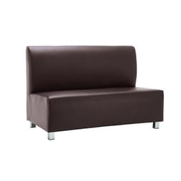 Διθέσιος Καναπές Woodwell Bandy Ε952.23 130x71cm - Καφέ