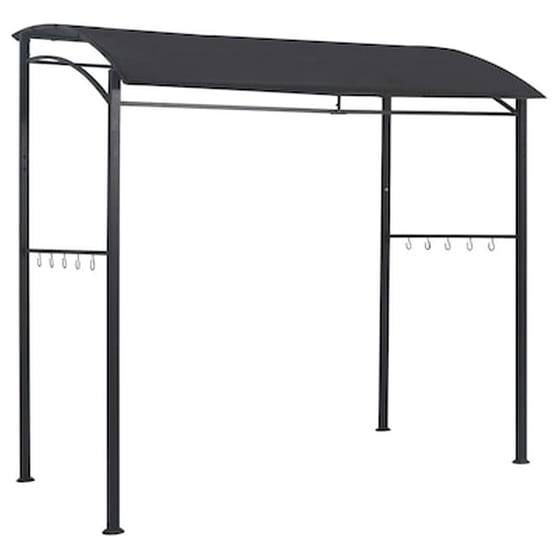 Κιόσκι Vidaxl Ατσάλι 215x150x220cm - Ανθρακί image 3
