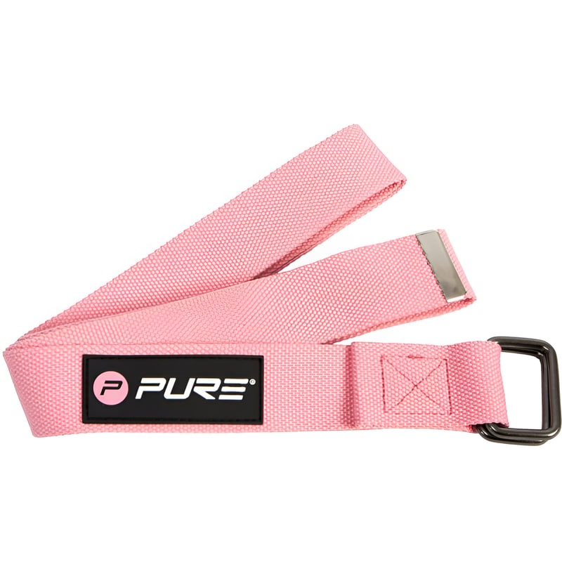 PURE2IMPROVE Ιμάντας Pure2Improve Yoga 180x3.8 cm - Ροζ