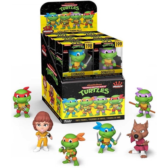 Funko Minis: The Mutant Teenage Ninja Turtles Random Vinyl Figures image 0