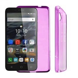 Θήκη Alcatel Pop 4 - Volte-Tel SlimColor TPU Back Cover Σιλικόνης - Διάφανη Ροζ