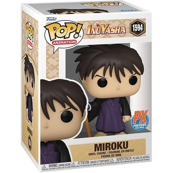 Funko Pop! Animation - Inuyasha - Miroku #1594 image 1