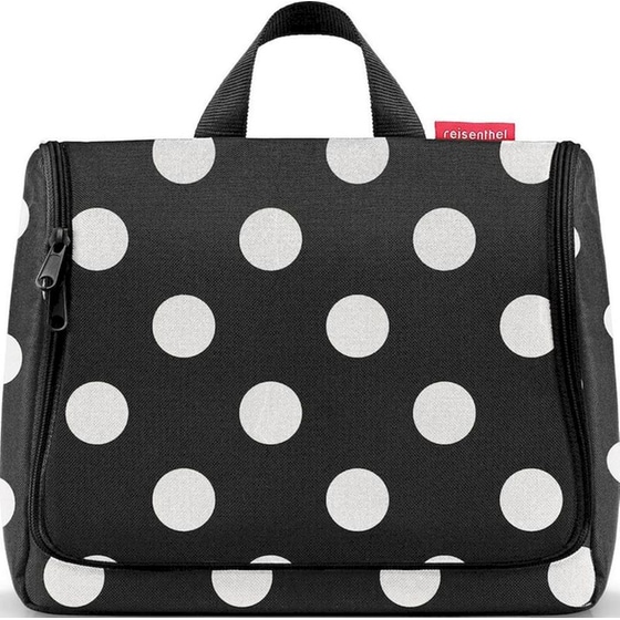 Νεσεσέρ Καλλυντικών Reisenthel Toiletbag XLarge Dots White WO7073 4lt - Μαύρο με Σχέδιο image 0