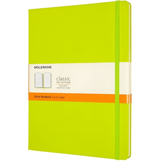 Σημειωματάριο Moleskine Ριγέ Lemon Green XL (1 Τεμάχιο) image 0