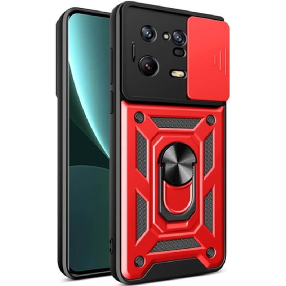 Θήκη Xiaomi Redmi 13 Pro - Bodycell Armor Slide - Κόκκινο image 0