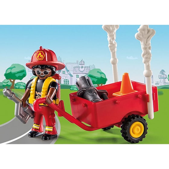 PLAYMOBIL® Duck on Call Επιχείρηση Πυροσβεστικής: Διάσωση Γάτας! (70917) image 3