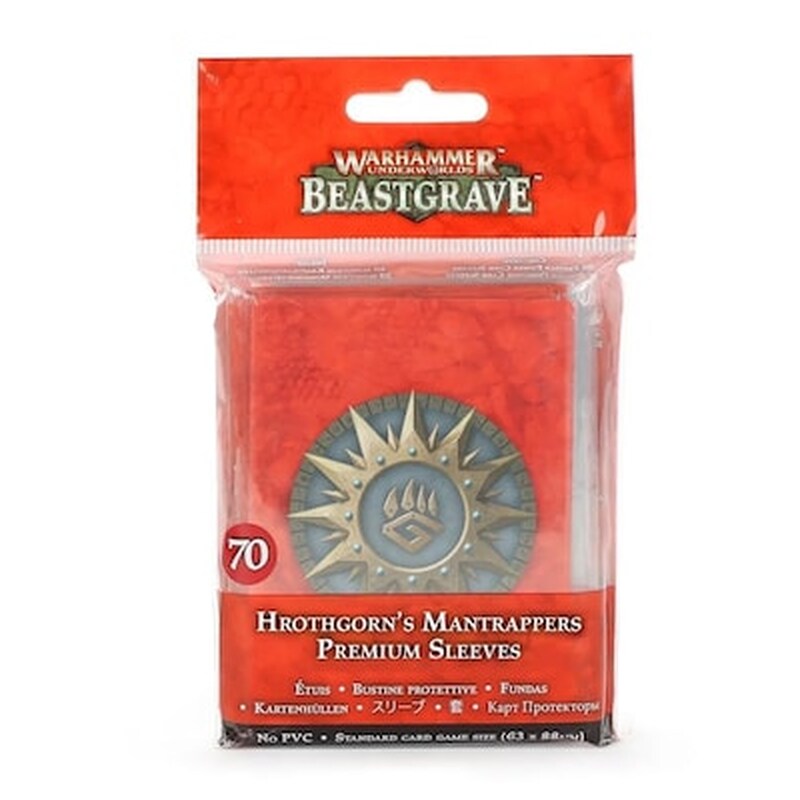 GAMES WORKSHOP Hrothgorns Mantrappers Premium Sleeves