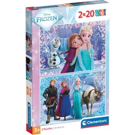 Παιδικό Παζλ Clementoni Super Color Disney Frozen (2x20 Κομμάτια)