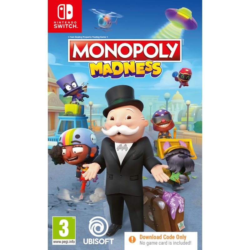 Monopoly Madness (Code in a Box) - Nintendo Switch