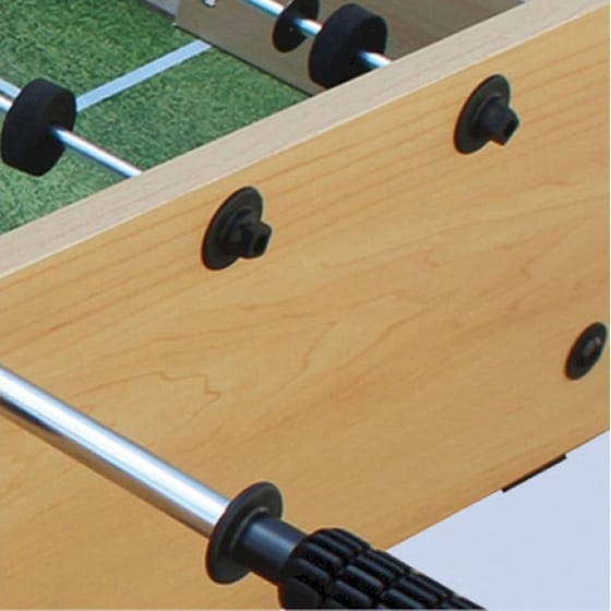 Ποδοσφαιράκι & Air Hockey 2 σε 1 Garlando F-Mini Ξύλινο 97x51x20cm με Τηλεσκοπικές Ράβδους - Ανοιχτό Καφέ image 4