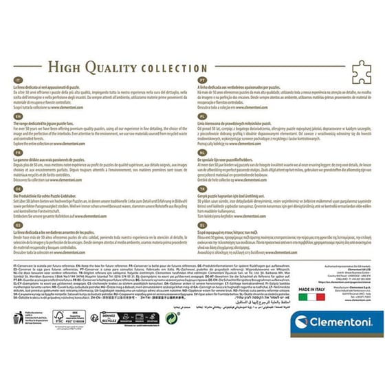 Παζλ Clementoni High Quality Collection Χρωματιστοί Ταϊλανδέζικοι Καταρράκτες (1000 Κομμάτια) image 7
