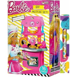 Dede Παιδικό Σετ Κουζίνα Barbie Με 16 Αξεσουάρ
