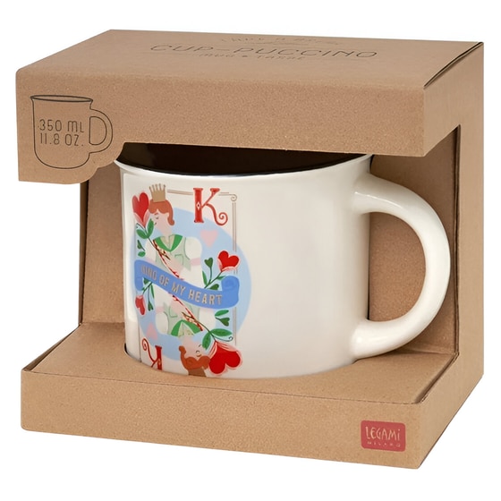 Κούπα Legami Cup-Puccino King από Πορσελάνη 350 ml - Λευκή image 3
