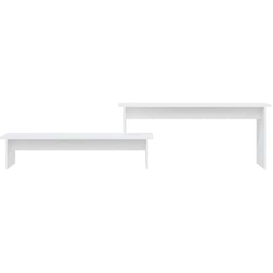 Έπιπλο Τηλεόρασης VidaXL από Μοριοσανίδα 180x30x43 cm - Λευκό image 3
