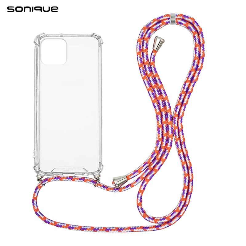 SONIQUE Θήκη Apple iPhone 11 Pro - Sonique Armor Clear - Rainbow Κοραλί