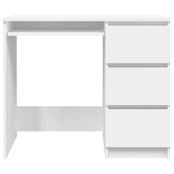 Γραφείο με Συρτάρια VidaXL από Μοριοσανίδα 90x45cm - Φυσικό image 3