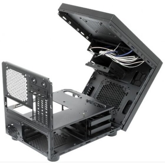Κουτί Desktop Chieftec CI-01B-OP Cube - Μαύρο image 3