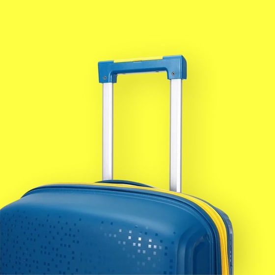 Βαλίτσα&nbsp;Μεγάλη&nbsp;Amber&nbsp;Μπλε 75cm image 6