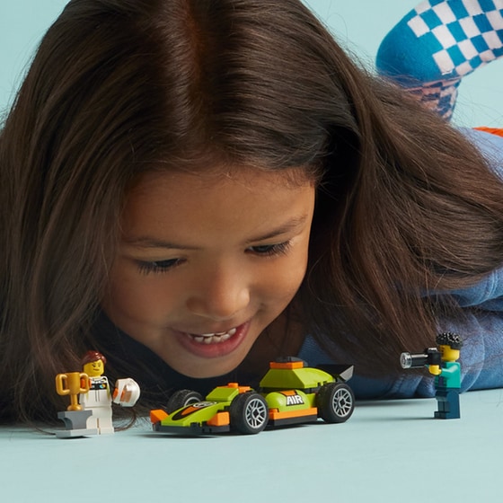 LEGO® City Green Race Car (60399) image 8