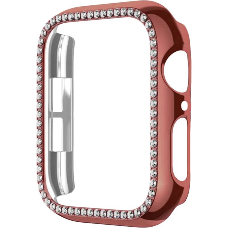Θήκη Sonique Luxury Diamond PC για Apple Watch 44mm - Ροζ Χρυσό
