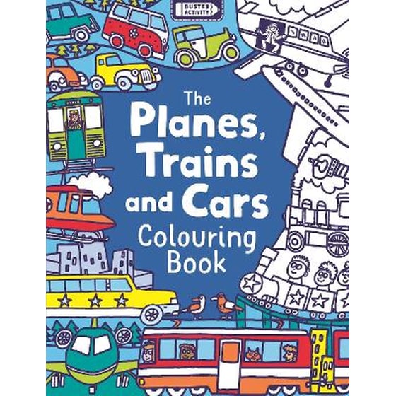 The Planes, Trains And Cars Colouring Book image 0