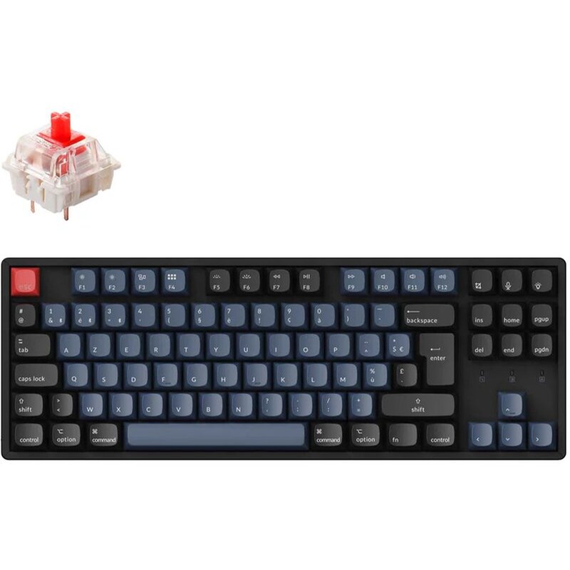 KEYCHRON Keychron K8PJ1 Pro Gaming Μηχανικό Πληκτρολόγιο Tenkeyless RGB (US)