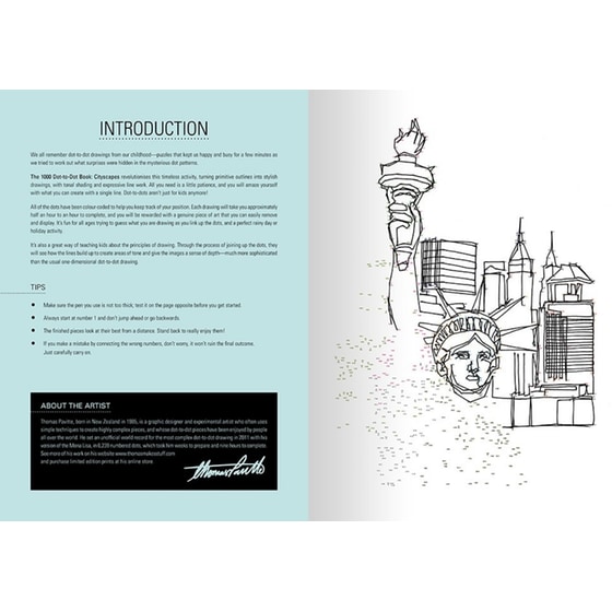 1000 Dot-to-Dot Book: Cityscapes image 1