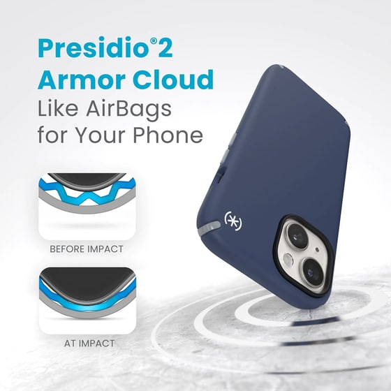 Θήκη Apple iPhone 15 Pro - Speck Presidio2 MagSafe - Coastal Blue/Dust Grey image 2