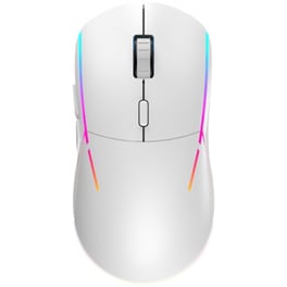Gaming Ασύρματο Ποντίκι Yenkee YMS 3500WE RGB 5000 DPI - Λευκό