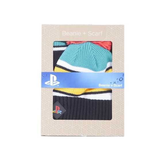 Σετ Σκούφος & Κασκόλ Difuzed Playstation - Retro Colors image 4