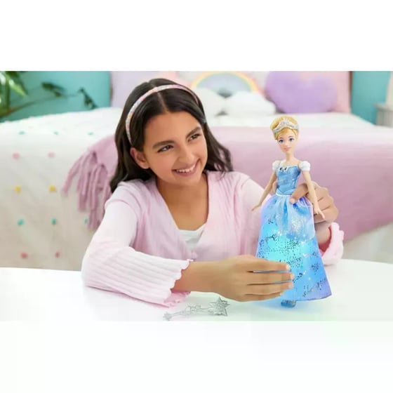 Κούκλα Disney Princess Enchanted Ballgown Cinderella Mattel with Lights & Sounds image 7