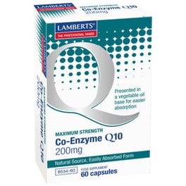Ένζυμο Lamberts CoQ10 200mg - 60 κάψουλες