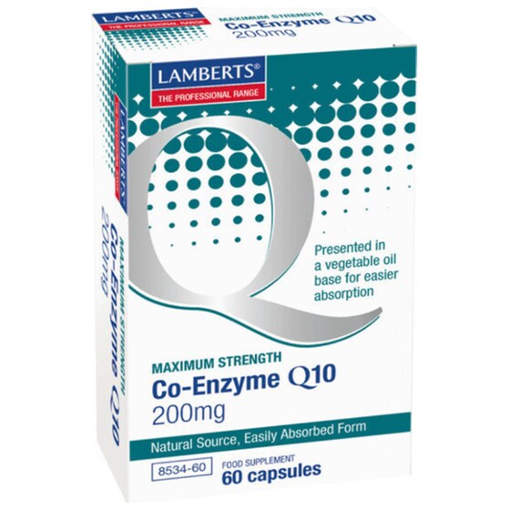 Ένζυμο Lamberts CoQ10 200mg - 60 κάψουλες image 0