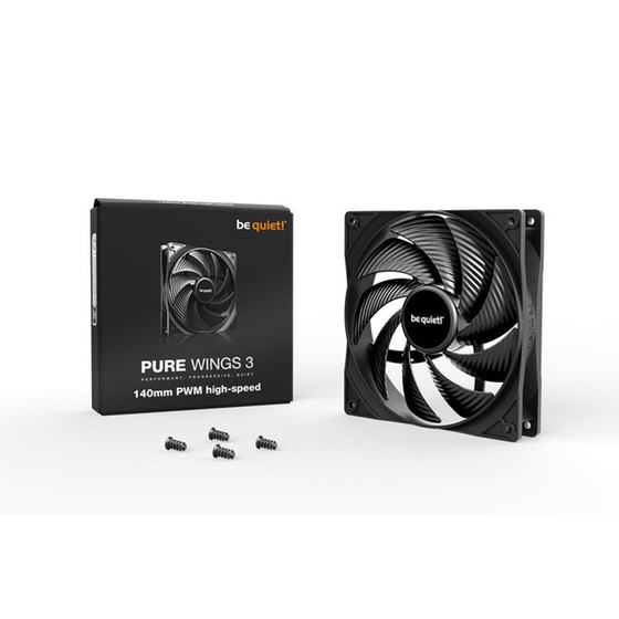 Case Fan BE QUIET! Pure Wings 3 BL109 140mm - Μαύρο image 1