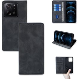 Θήκη  Xiaomi Xiaomi 13T Pro - Sonique Vintage Magnet Wallet - Μαύρο