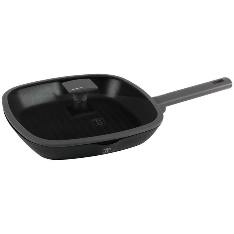 Αντικολλητικό Τηγάνι Γκριλ BERLINGER HAUS BH-8127 28 cm Μαύρο BERLINGER HAUS