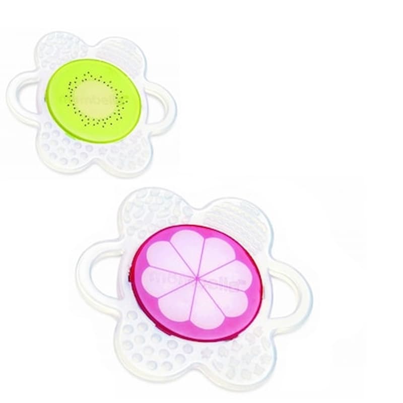 BABY TO LOVE Baby To Love Σετ 2 Μασητικά Set Of 2 Fruit Teethers -γκρέιπφρουτ/ακτινίδιο 701460