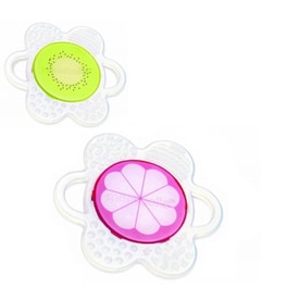 Baby To Love Σετ 2 Μασητικά Set Of 2 Fruit Teethers -γκρέιπφρουτ/ακτινίδιο 701460