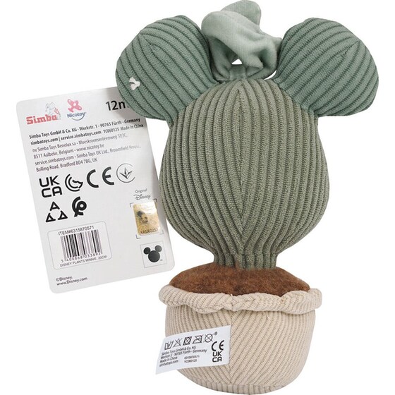 Λούτρινο Χνουδωτό Disney Γλαστράκι Minnie (18cm) image 3