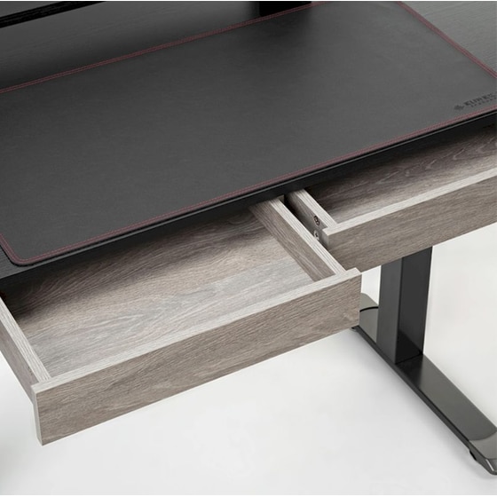 Γραφείο Εργασίας με Συρτάρια Eureka Ergonomic ERK-ED-I55-OG-EU 140x60x75-122cm image 4