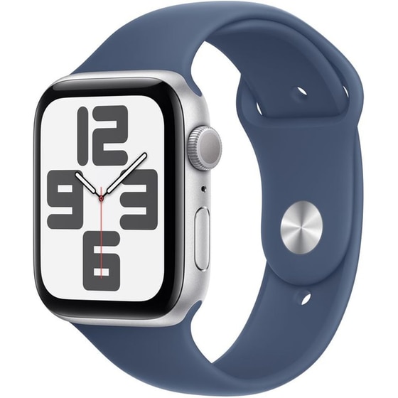 Apple Watch SE GPS 40mm - Silver Aluminium Case with Denim Sport Band - S/M image 0