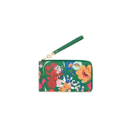 Travel Wallet Emerald Super Bloom image 0