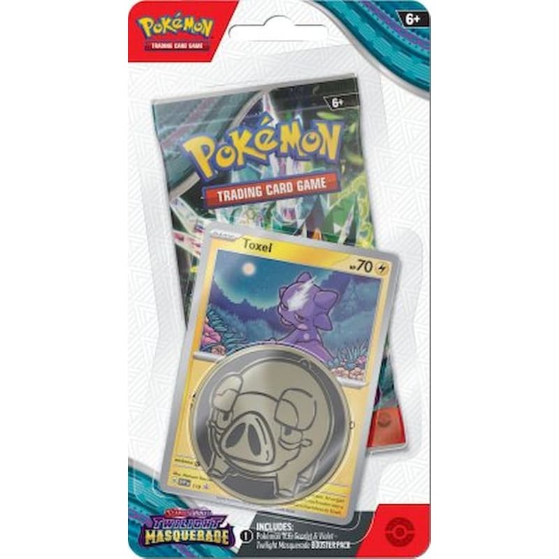 Pokémon TCG: Scarlet Violet - Twilight Masquerade Checklane Blister Pupitar (Pokemon USA)