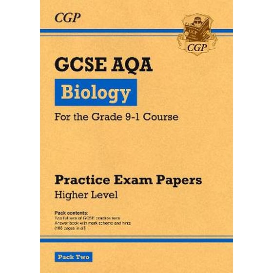 GCSE Biology AQA Practice Papers: Higher Pack 2: perfect for the 2023 and 2024 exams image 0