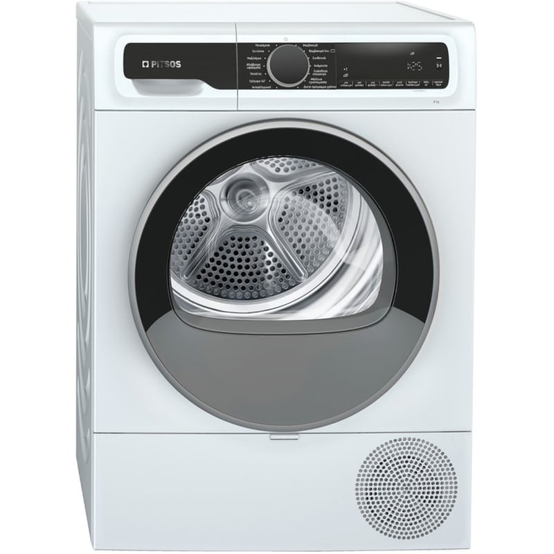 PITSOS PITSOS WT232G08 8 kg A+++ Με Αντλία Θερμότητας Λευκό Στεγνωτήριο Ρούχων